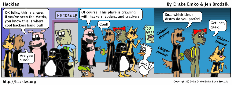 Hackles strip 153