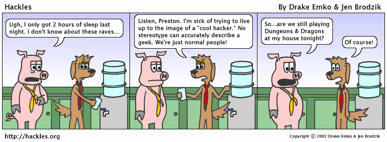 Hackles strip 154