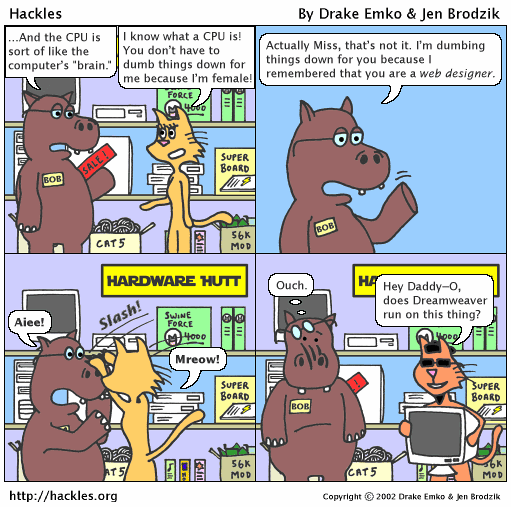 Hackles strip 156