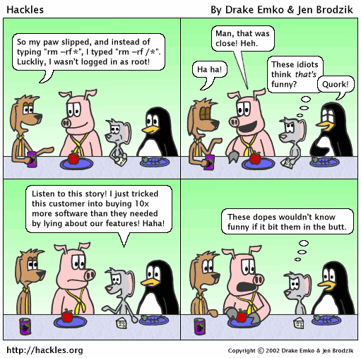 Hackles strip 186