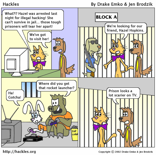 Hackles strip 205