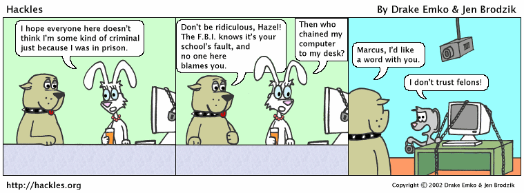 Hackles strip 206