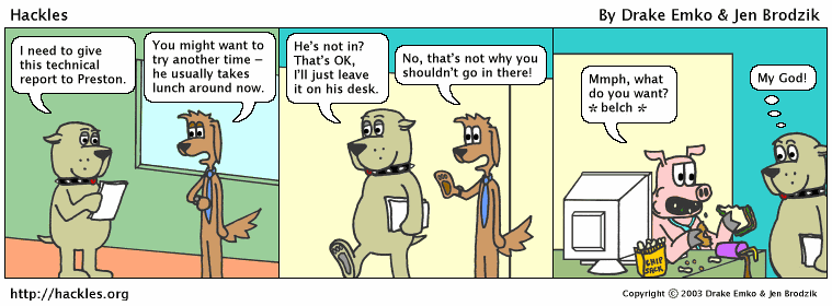 Hackles strip 263