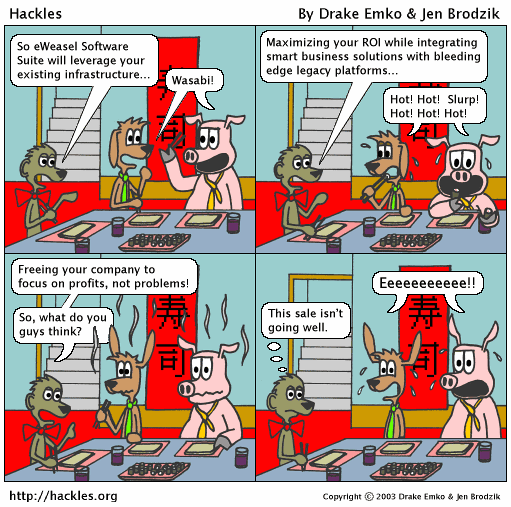 Hackles strip 308
