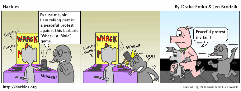 Hackles strip 69