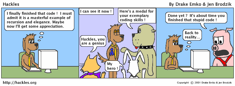 Hackles strip 75