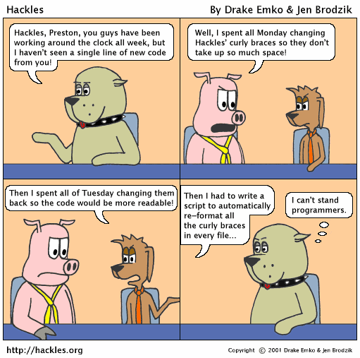 Hackles strip 98
